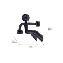 1pc Climbing Little Man Magnetic Key Holder And Hook, Multifunctional Fridge Magnet Decoration - random color - View 6