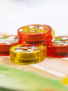 1pc Foldable Magnetic Chinese And English Animal Chess Set With Cartoon Animal Heads For Easy Storage, Essential For Family Entertainment - Green - View 6