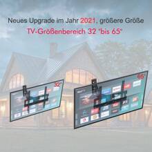 TV Mounts, Stands & Turntables - Black - View 2