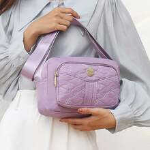 1個時尚女士防水尼龍袋,女性大容量手提包,旅行信差包