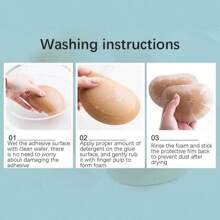 2pcs/set Invisible Bra Pads With Silicone & Sponge, Thickened Self-adhesive Bikini Swimsuit Breast Enhancer Pads