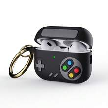 Hộp bảo vệ tai nghe Tương thích với Apple Thiết bị chơi game mới Tương thích với AirPods1/2 AirPods Pro - màu đen - Xem 1