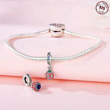 1pc Christmas Ball Shape Diy Pendant Jewelry Accessory - Apricot - View 2