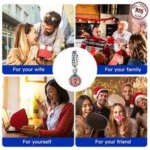 1pc Christmas Ball Shape Diy Pendant Jewelry Accessory - Apricot - View 6