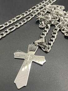 Men's Necklace Sets - 銀色 - 查看 4