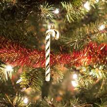 6入組聖誕節金色拐杖聖誕樹掛飾擺件,2024新年禮物,2023年聖誕家裝飾