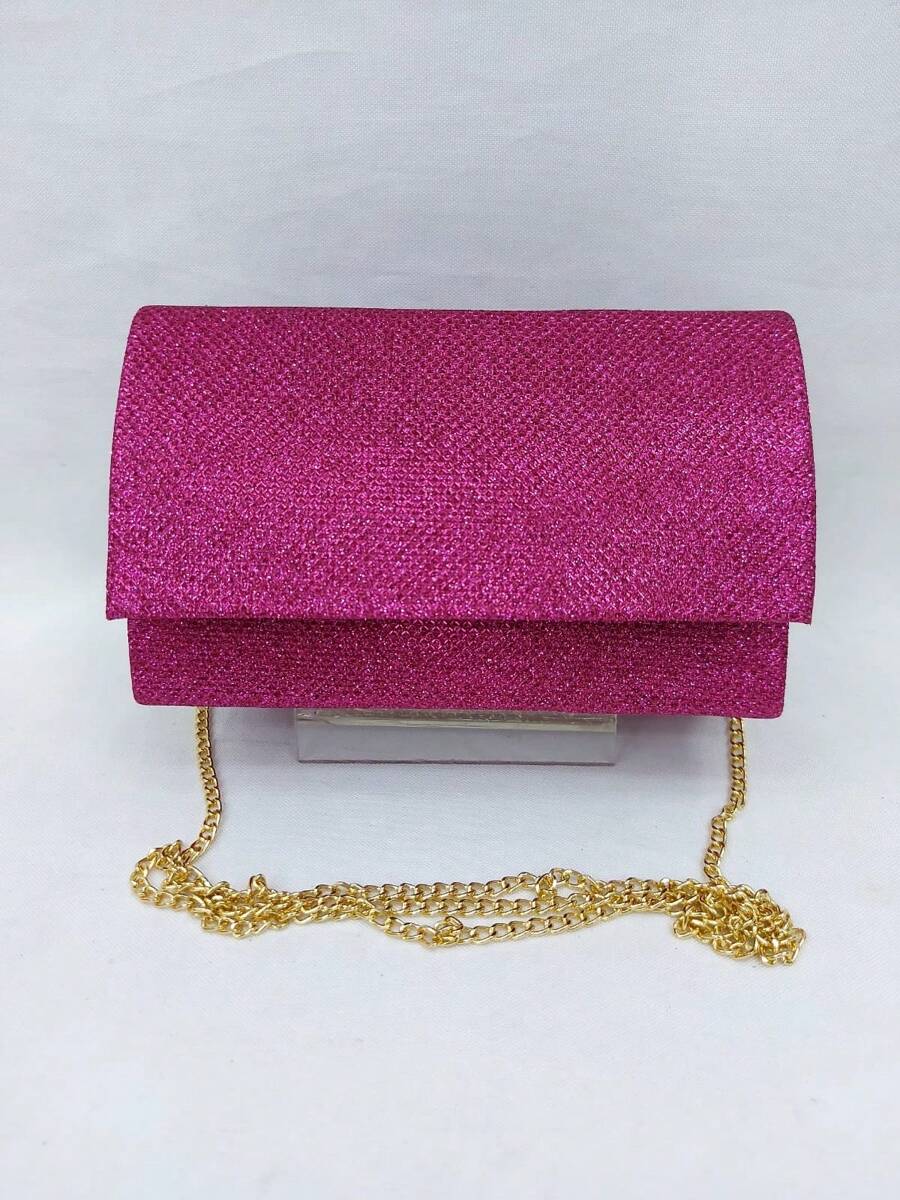 Women Clutches - Màu Hồng Tươi - Xem 1