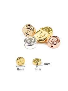 一根天然紅赤鐵礦和黑瑪瑙串珠串(8 毫米),14k/18k 鍍金。非常適合製作 Diy 手鍊、項鍊和半成品手工珠寶配件。