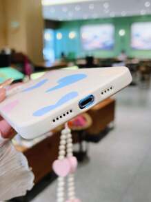 1個白色愛心和粉色愛心帶防摔iphone 13 Pro Max手機殼 - 彩色 - 查看 4