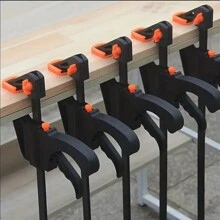 4-inch F Clamp & A Clamp Set, Powerful Quick Woodworking Clamps For Fixing Wood Boards And Holding Tools