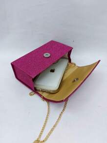 Women Clutches - Màu Hồng Tươi - Xem 2