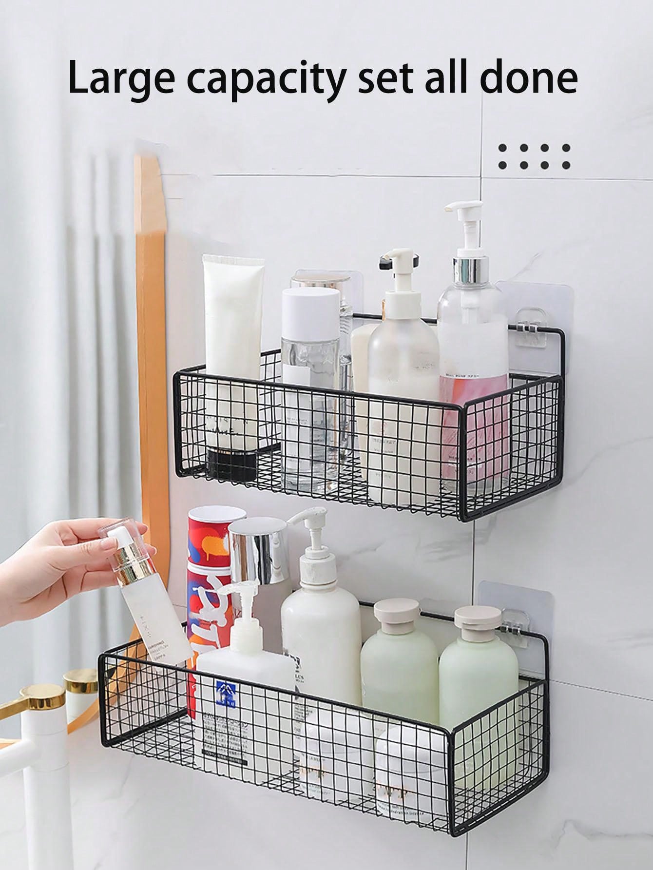 Bathroom Bathroom Storage Rack Without Punching Holes On The Toilet