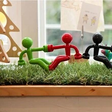 1pc Climbing Little Man Magnetic Key Holder And Hook, Multifunctional Fridge Magnet Decoration - random color - View 8