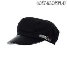 1PC Ladies' Black Buckle Decor Baker Boy Cap Daily Use In Winter Autumn - Black - View 1