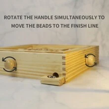 Labyrinth Game  Ball Tilt Maze Board Game - Champagne - View 5