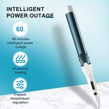 Rizador De Ondas Grandes De 28 Mm - Verde Oscuro - Ver 5