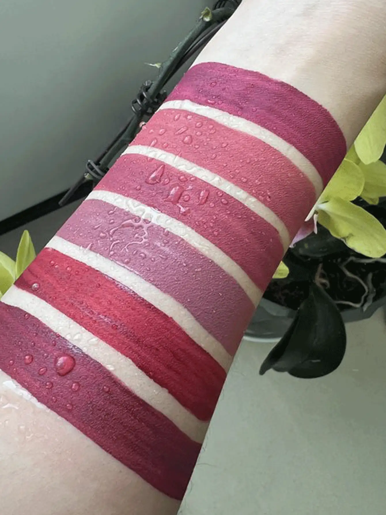 HANDAIYAN 哑光唇彩套装防水、不脱色口红流行美妆哑光 6 件唇彩和唇彩套装（2.5ml*6）-万圣节、圣诞节、日常彩妆、校园礼品套装