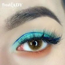 FRESH LADY Freshlady Twinkle-G.Brown Colored Contact Lenses 1 Year Disposable - Brown - View 4