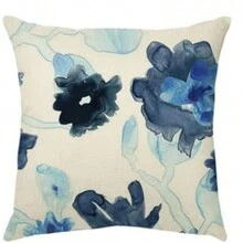 4 件套花卉印花枕頭套,適合臥室、餐廳、客廳、沙發等。送給家人和朋友的絕佳禮物。