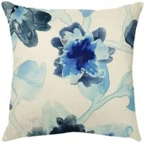 4 件套花卉印花枕頭套,適合臥室、餐廳、客廳、沙發等。送給家人和朋友的絕佳禮物。