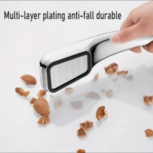 1 silver hand-held shower head - Silver - View 4