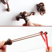 1只隨機顏色有趣彈弓玩具 - 杏色 - 查看 5