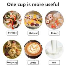 480ML Food Flasks Stainless Steel Lunch Flask with Foldable Spoon Thermal Insulated Soup Container for Kids Adult - Green - View 4