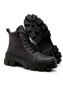 Women Pant Boots - Cà phê nâu - Xem 1