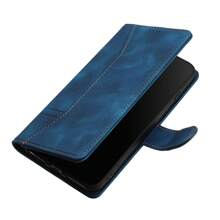 藍色紋理TPU卡片支架手提套，適用於蘋果，三星，紅米，歐珀等保護殼 - 藏蓝色 - 查看 8