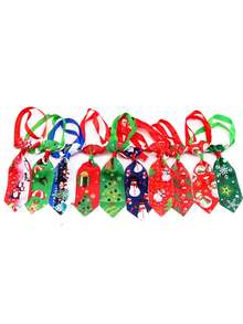 1pc New Arrival Small Pet Christmas Bow Tie For Cats And Dogs, Random Color - Multicolor - View 6