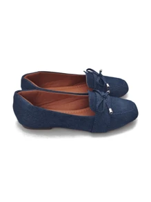 Sapatilha Feminina Mocassim Jeans Moda Calcado Mulher Sapato Tenis Confortavel Rasteira Bota Salome