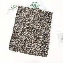 1 cái Của phụ nữ Mùa Đông Thời trang In hoa Báo Dài Khăn quàng cổ Ngoài trời Mềm mại ấm áp Khăn choàng Thích hợp Đối với Của mẹ Quà sinh nhật - Màu Khaki - Xem 4