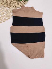 Women Knit Tops - 咖啡棕 - 查看 2