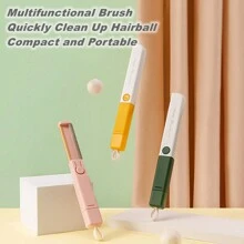 1入組衣物除毛球刷,寵物除毛刷,便攜式多功能衣物清潔刷,寵物剃毛塵埃清潔器(綠色)