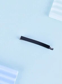 4pcs/set Solid Color Hairpins Hair Clips Hair Accessories For Bangs - Black - View 1