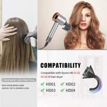 YAWEEN Diffuser For Supersonic Hair Dryer Anti-Scald Attachment, Magnetic Diffuser With 360° Rotation Covers Fixed Air Outlets, Ideal For Wavy Or Curly Hair Styling - Beige - View 5