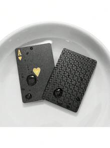 Baraja Negra Apta Para Noches De Juego En Fiestas - Negro - Ver 3