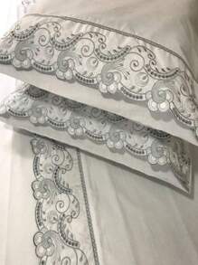 Sheet Sets with Pillowcases - 灰色 - 查看 1