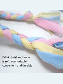1pc, Tpr Material, Material, Resistant To Biting And Teeth Grinding, Dog Supplies, Rope Strips, Pet Toys - Multicolor - View 7