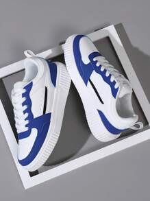 女性休閒運動鞋,舒適、透氣、輕盈,藍色綁帶式閉合