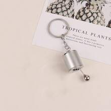 1pc Creative Six-speed Gearbox Shifter Keychain With Gear Shift Mode Detail - Silver - View 8