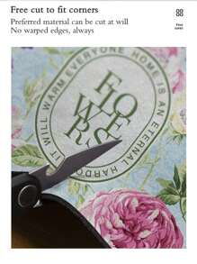 1pc Floral Bathroom Mat, Modern Style Rectangular Bathroom Mat, Super Absorbent And Anti-Slip - D - View 4