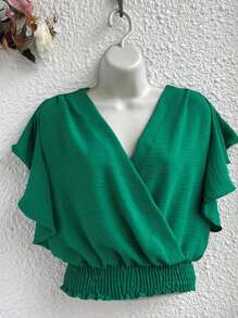 Women Tops - màu xanh lá - Xem 1