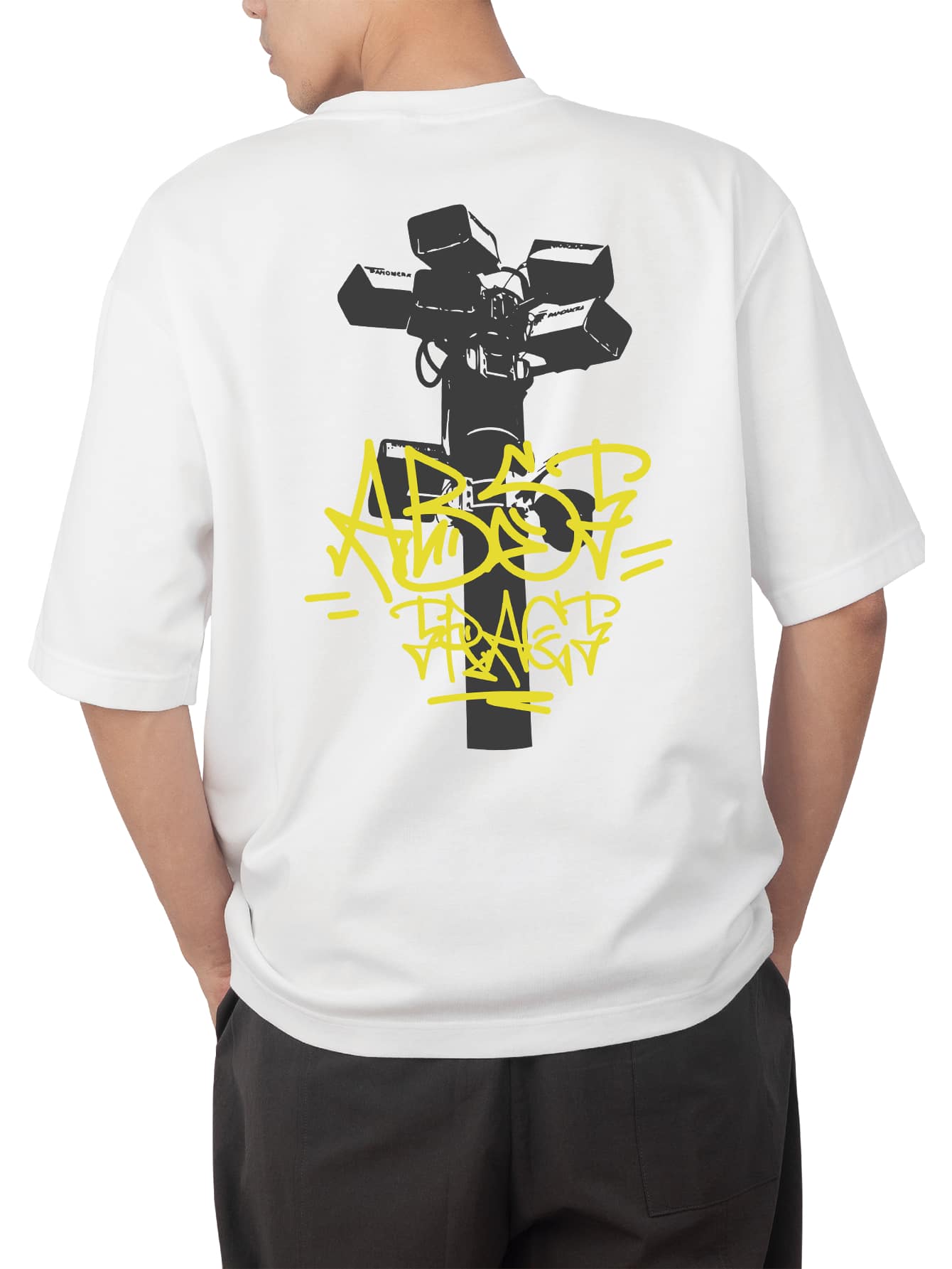 Men T-Shirts - 白色 - 查看 1