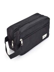 男女化妝包,戶外旅行收納手提包,便攜包,男女收納袋,化妝品袋,黑色