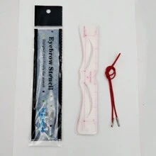 12pcs/Set Eyebrow Stamp Stencil Kit, Reusable Thin & Thick Brow Stencils Shaping Kit Definer - Multicolor - View 10