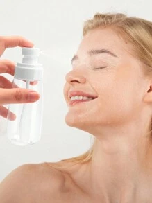 Bộ Chai Xịt Trong Suốt Màu Trắng, Chai Xịt Mỹ Phẩm 30Ml/60Ml/100Ml Cho Nước Hoa, Mực, Upg Sprayer Chai Đựng Kích Thước Du Lịch Hộp Rỗng Đựng Nước Hoa Hương Thơm - trắng - Xem 2