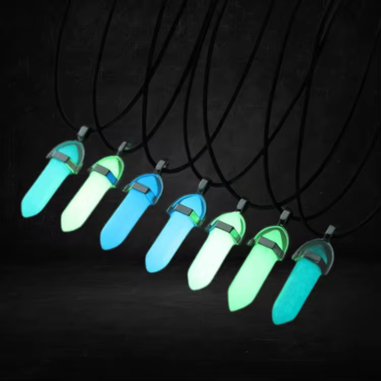 Men's Pendant Necklaces - Yellow - View 2