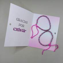 DUO PULSERAS FRIENDS STRAVE Regalo MEJOR AMIGA El set contiene: Dos pulseras de hilo en tarjeta para obsequio. - Multicolor - Ver 4