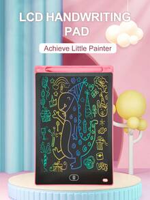 12-inch Colorful Round Hole Drawing Board - Pink - View 2